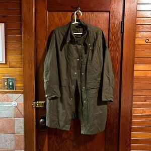 Zara army green coat